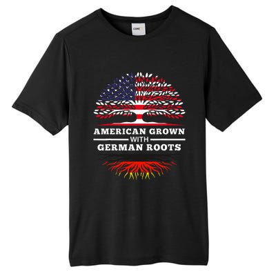 American Grown With German Roots Family Heritage Germany Tall Fusion ChromaSoft Performance T-Shirt