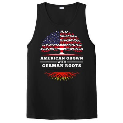 American Grown With German Roots Family Heritage Germany PosiCharge Competitor Tank