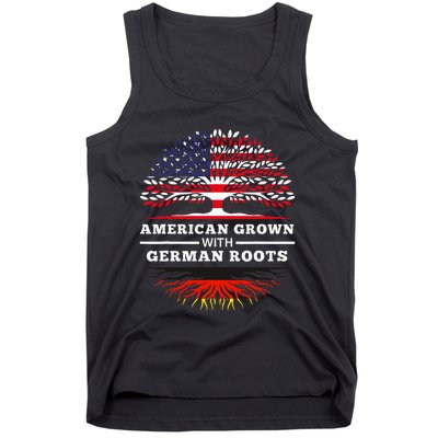 American Grown With German Roots Family Heritage Germany Tank Top