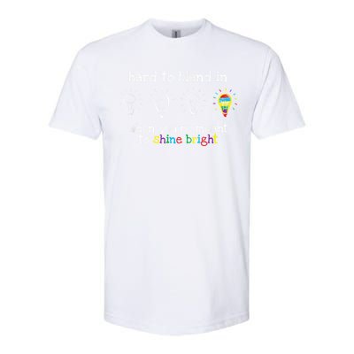 Autistic Gifts Women Colorful Autism Awareness Softstyle CVC T-Shirt