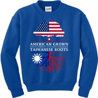 American Grown With Taiwanese Roots Gift Taiwan Gift Kids Sweatshirt