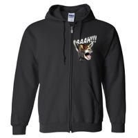 Aaah Goat Whisperer Rancher Farm Animal Farmer Halloween Full Zip Hoodie