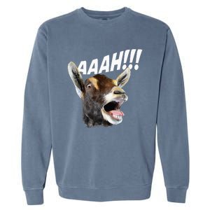 Aaah Goat Whisperer Rancher Farm Animal Farmer Halloween Garment-Dyed Sweatshirt