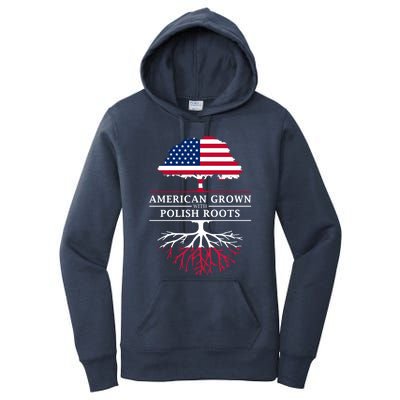 American Grown With Polish Roots Gift Poland Gift Women's Pullover Hoodie