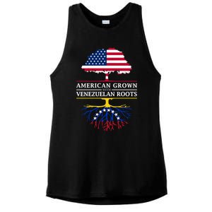 American Grown With Venezuelan Roots Ladies PosiCharge Tri-Blend Wicking Tank