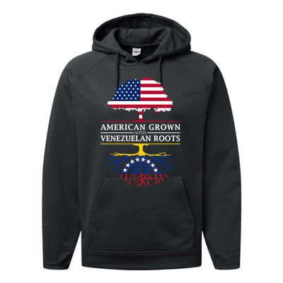 American Grown With Venezuelan Roots Performance Fleece Hoodie