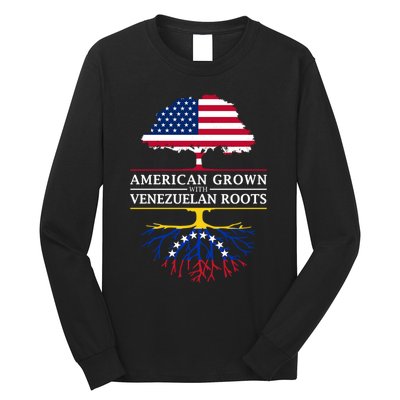 American Grown With Venezuelan Roots Long Sleeve Shirt