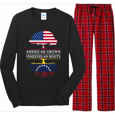 American Grown With Venezuelan Roots Long Sleeve Pajama Set