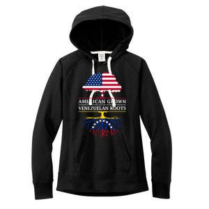 American Grown With Venezuelan Roots Women's Fleece Hoodie