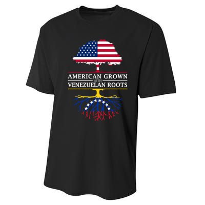 American Grown With Venezuelan Roots Performance Sprint T-Shirt