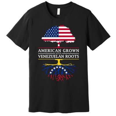 American Grown With Venezuelan Roots Premium T-Shirt