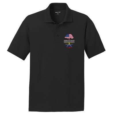 American Grown With Venezuelan Roots PosiCharge RacerMesh Polo