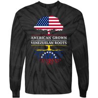 American Grown With Venezuelan Roots Tie-Dye Long Sleeve Shirt