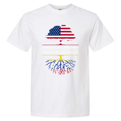 American Grown With Venezuelan Roots Garment-Dyed Heavyweight T-Shirt