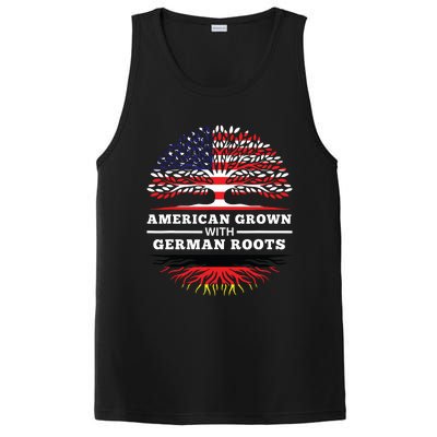 American Grown With German Roots Family Heritage Germany PosiCharge Competitor Tank