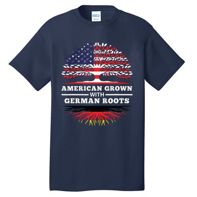 American Grown With German Roots Family Heritage Germany Tall T-Shirt