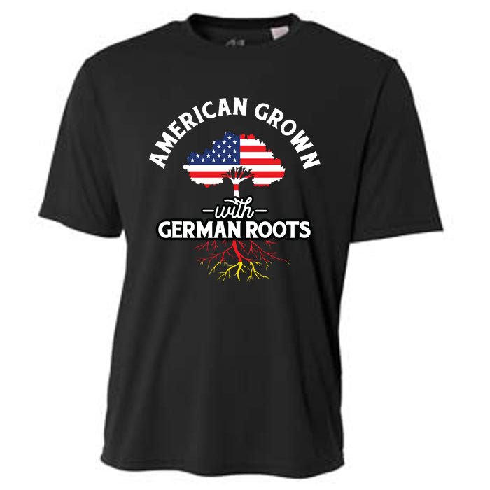 American Grown With German Roots German Heritage Germany Cooling Performance Crew T-Shirt