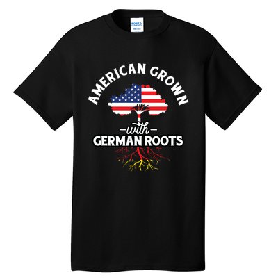 American Grown With German Roots German Heritage Germany Tall T-Shirt