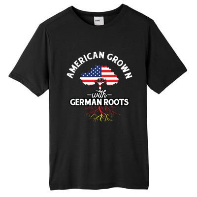 American Grown With German Roots German Heritage Germany Tall Fusion ChromaSoft Performance T-Shirt