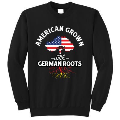 American Grown With German Roots German Heritage Germany Tall Sweatshirt