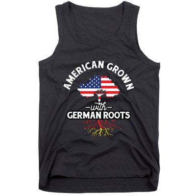 American Grown With German Roots German Heritage Germany Tank Top