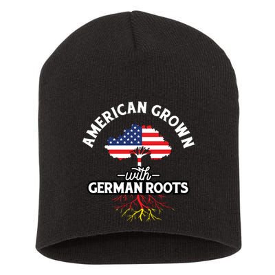 American Grown With German Roots German Heritage Germany Short Acrylic Beanie