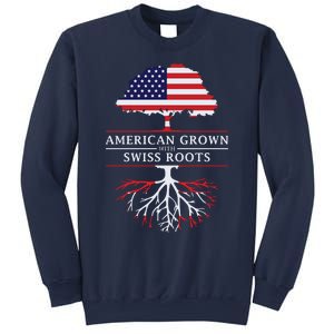 American Grown With Swiss Roots Switzerlan Sweatshirt