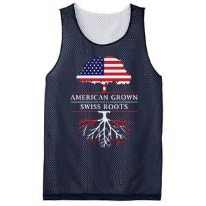 American Grown With Swiss Roots Switzerlan Mesh Reversible Basketball Jersey Tank