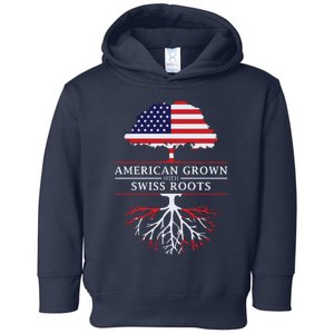 American Grown With Swiss Roots Switzerlan Toddler Hoodie