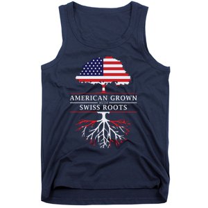 American Grown With Swiss Roots Switzerlan Tank Top