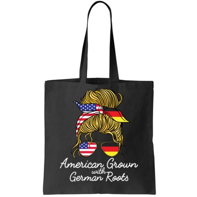 American Grown With German Roots Germany And USA Flag Tote Bag