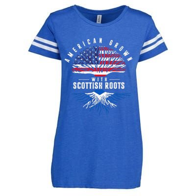 American Grown With Scottish Roots Scotland Enza Ladies Jersey Football T-Shirt