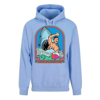 A Great Week Shark Meaningful Gift Stay Positive Gift Unisex Surf Hoodie