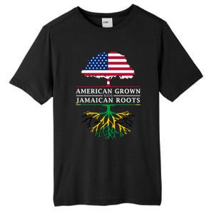 American Grown With Jamaican Roots Gift Jamaica Funny Gift Tall Fusion ChromaSoft Performance T-Shirt