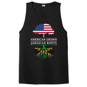 American Grown With Jamaican Roots Gift Jamaica Funny Gift PosiCharge Competitor Tank