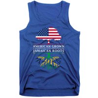 American Grown With Jamaican Roots Gift Jamaica Funny Gift Tank Top