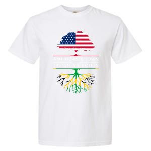 American Grown With Jamaican Roots Gift Jamaica Funny Gift Garment-Dyed Heavyweight T-Shirt