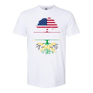 American Grown With Jamaican Roots Gift Jamaica Funny Gift Softstyle CVC T-Shirt