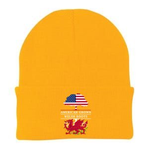 American Grown With Welsh Roots Wales Gift Knit Cap Winter Beanie