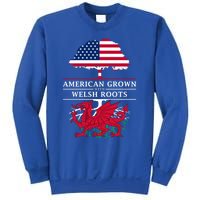 American Grown With Welsh Roots Wales Gift Sweatshirt