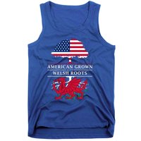 American Grown With Welsh Roots Wales Gift Tank Top