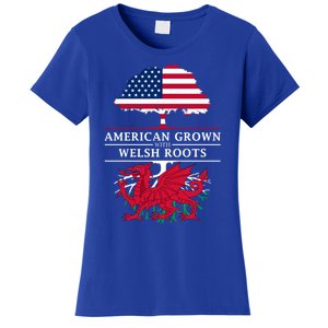 American Grown With Welsh Roots Wales Gift Women's T-Shirt