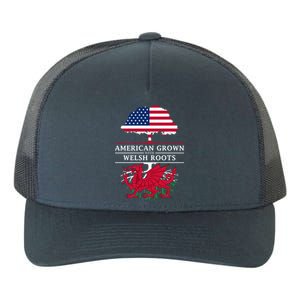 American Grown With Welsh Roots Wales Gift Yupoong Adult 5-Panel Trucker Hat