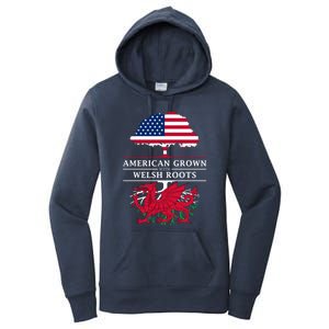 American Grown With Welsh Roots Wales Gift Women's Pullover Hoodie