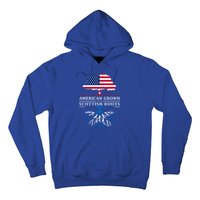 American Grown With Scottish Roots Gift Scotland Gift Hoodie