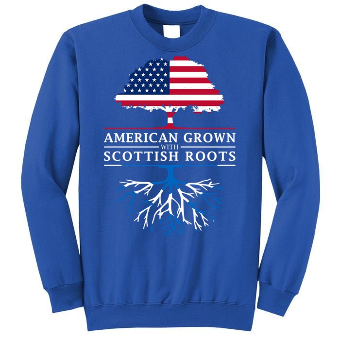 American Grown With Scottish Roots Gift Scotland Gift Sweatshirt