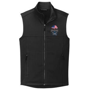 American Grown With Scottish Roots Gift Scotland Gift Collective Smooth Fleece Vest