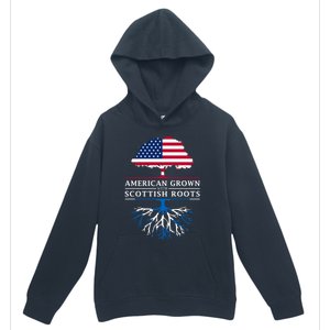 American Grown With Scottish Roots Gift Scotland Gift Urban Pullover Hoodie