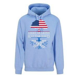 American Grown With Scottish Roots Gift Scotland Gift Unisex Surf Hoodie