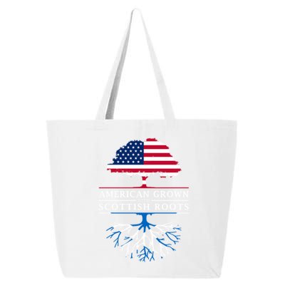 American Grown With Scottish Roots Gift Scotland Gift 25L Jumbo Tote